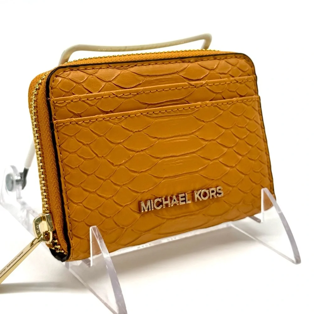 Michael Kors Medium ZA Card Case Wallet Cider